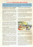 Deuxième feuillet du supplément de sept. 2001 de La vie La ville, périodique publié par l'AQL.