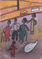 Ibrahima Kebe, Quartier Léopold, décembre 2007