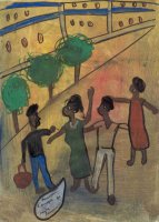 Ibrahima Kebe, Quartier Léopold, décembre 2007