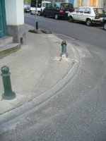 Le potelet renversé