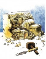 Frank Pé in "La ville la vie est belle, septembre 2000 {JPEG}