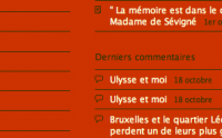 Les derniers commentaires publiés sur le site.