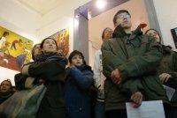 Présentation du Kabar lors de inauguration du site de l'AQL à la galerie Lumière d'Afrique