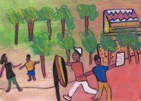 Ibrahima Kebe, Quartier Léopold, décembre 2007