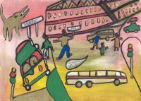 Ibrahima Kebe, Quartier Léopold, décembre 2007