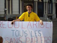 Nicolas de la rue Vautier, en première ligne.