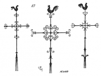 Croix de clocher, dictionnaire raisoné de l'architecture {PNG}