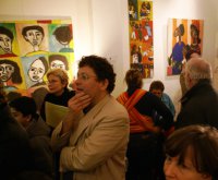 Présentation du Kabar lors de l'inauguration du site de l'AQL à la galerie Lumières d'Afrique