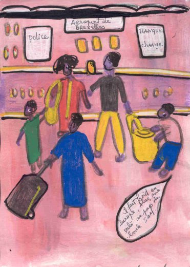 Ibrhima Kebe, Quartier Léopold, Bruxelles, décembre 2007