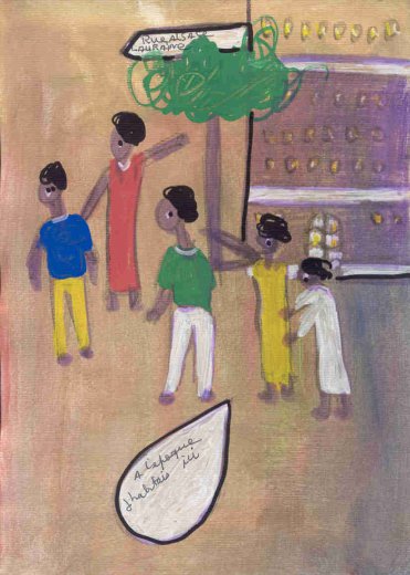 Ibrahima Kebe, Quartier Léopold, Bruxelles, décembre 2007