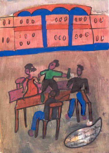 Ibrahima Kebe, Quartier Léopold, décembre 2007