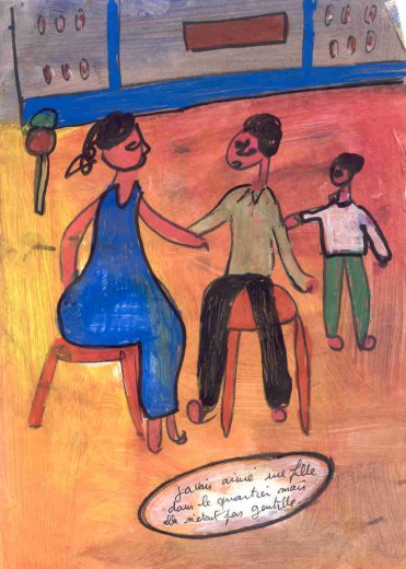 Ibrahima Kebe, Quartier Léopold, décembre 2007