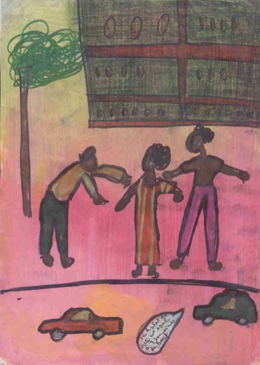 Ibrahima Kebe, Quartier Léopold, décembre 2007