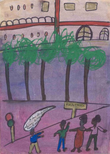 Ibrahima Kebe, Quartier Léopold, décembre 2007