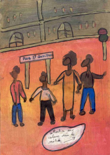 Ibrahima Kebe, Quartier Léopold, décembre 2007