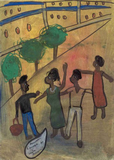 Ibrahima Kebe, Quartier Léopold, décembre 2007