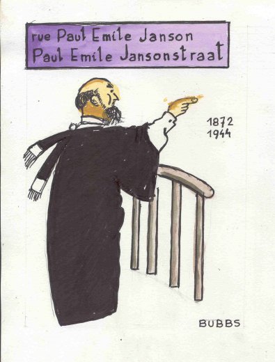 Rue Paul Emile Janson. Bubbs.