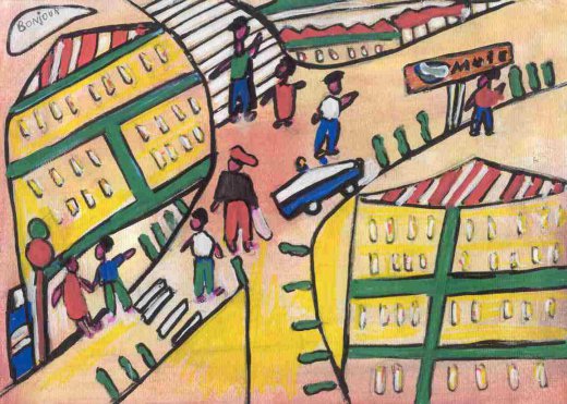 Ibrahima Kebe, Quartier Léopold, décembre 2007