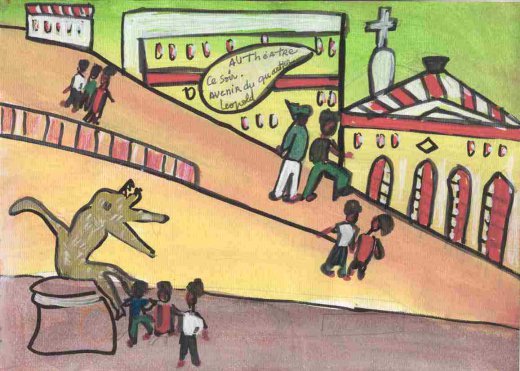 Ibrahima Kebe, Quartier Léopold, décembre 2007