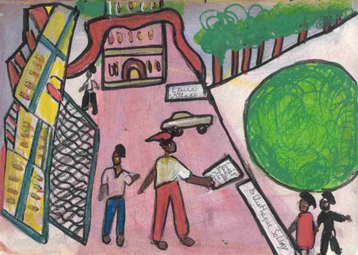 Ibrahima Kebe, Quartier Léopold, décembre 2007