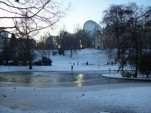 Parc Léopold, janvier 2009