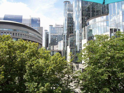 Le Parlement vu d'en haut