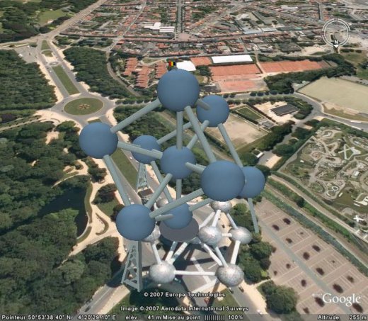 atomium 3 d / google