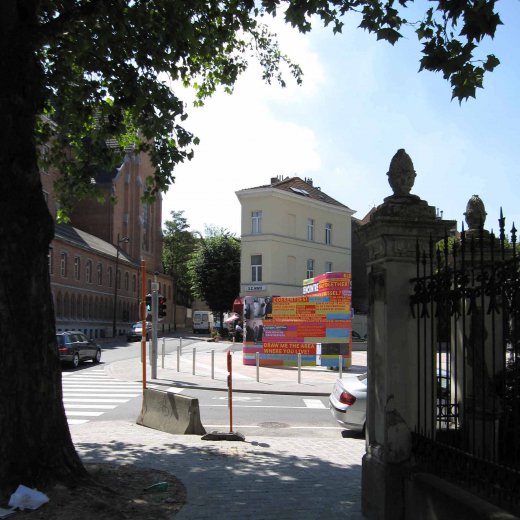 Une station du Parcours européen.